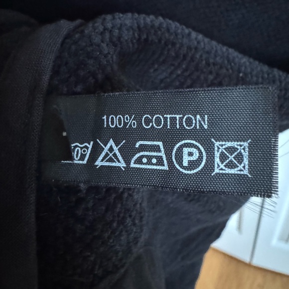 ANNIKKI HARVINEN Women Black Cotton Velour Jacket L - Picture 9 of 10